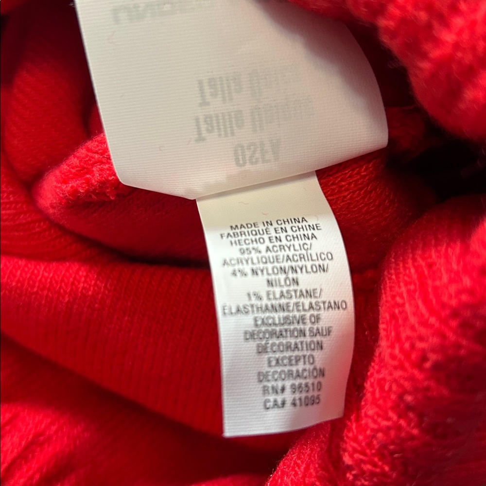 Under Armour Red and White Knit Beanie - Picture 3 of 6